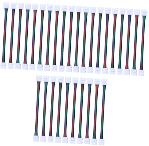 Hemobllo 30stücke Rgb Strip Lichtverbinder Pin Für Solderless Jumper Für Einfache Installation Kompatibel Mit Wasserdichten Wasserdichten Lichtleisten