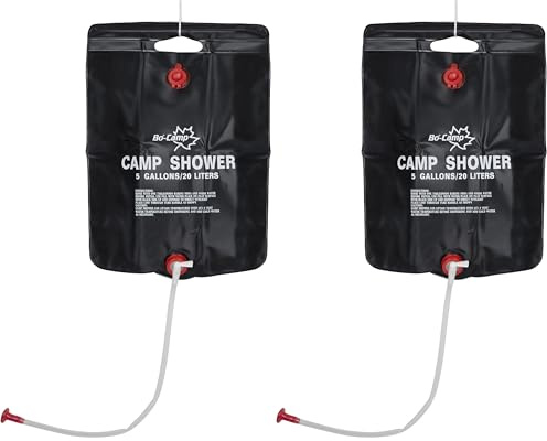 Bo-Camp Mixte 6603510 Douche Solaire pour Piscine, Noir, 20 L EU