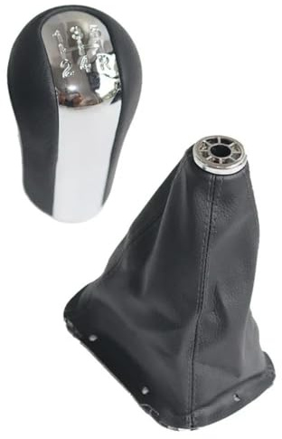 UPGENT Schaltsack Schaltsack Rahmen Chrom für T-oyota Avensis T25 MK2 II 03-09 Schaltsack Schaltsack Schaltknauf Innenteile