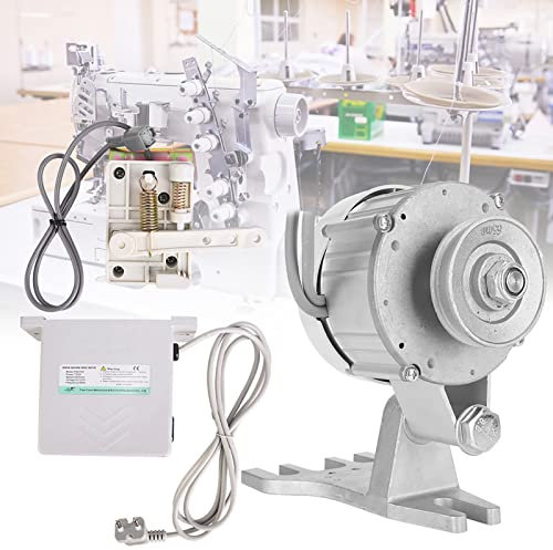 Motor de Máquina de Coser de 750 W, Máquina de Coser con Servomotor, Máquina de Coser Industrial sin Escobillas, Ahorro de Energía para Hogares Industriales (220V Enchufe de la UE)