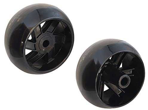 SECURA 2x Roue d'appui compatible avec Husqvarna YTH24V48 960430272 Tracteur de pelouse