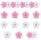 15 Pcs Flower Iron on Patches for Clothing, Sakura Embroidered Applique Patches, Floral Clothing Repair Applique Aesthetics Embroidery Applique Patches, Sew On Iron On Patch