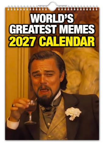 The Calendar King // World's Greatest Memes – Wandkalender 2026 (vollfarbig, A4-Größe)