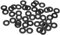 M METERXITY 60er-Pack M10 Schwarze Gummischeibe Sortiment Kit, 10mm ID 20mm OD 2mm Dicke Gummischeibe, Duschschlauchdichtungen für Schrauben/Haushaltsarmaturen/Gartenschläuche Gummischeiben
