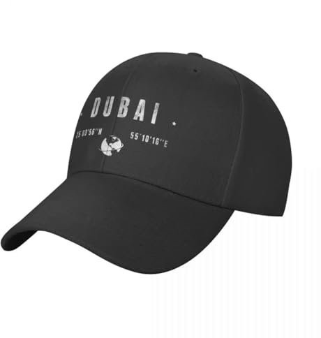 CWCMZDH Baseballmützen Baseball Kappe Dubai Baseball Cap Kindermütze modische Streetwear Caps Damen Herren