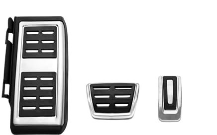 Auto Dekorative Innenbereich Zubehör Für VW Für Tiguan L Pro 2024-Pre Accelerator Bremspedal Pedal Fußstütze Platte Kupplung Drossel Refit Auto Styling Innen(3Pcs)