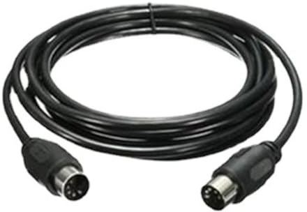 Sefdrert MIDI Extension Cable 5 Pin Male to Male High Quality MIDI Extension Cable for Electric Piano Guitar Instrument 1M