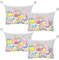 TYXHXTF 4PCS Rangement Jouet Bain, Jouets de Bain avec 8 Crochets Adhésifs, Sac Accessoires de Bain, Filet pour Jouet de Bain Rangemen
