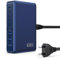 430W Caricatore USB Multiplo,8 Port GaN Ⅳ 100W PD Caricabatterie Multipla PPS QC Alimentatore USB C Stazione di Ricarica Multipresa per MacBook Air/Pro Laptop iPhone iPad Samsung SteamDeck-Blu