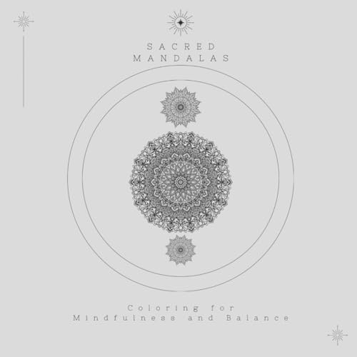 Sacred Mandalas Coloring Book