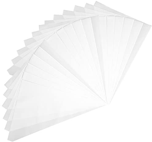 Lurrose 100Pcs Grouting Bag for Tile Installation Heavy Duty Masonry Piping Cement Bag for Grout and Cement Application Strong Structure with Heat Sealed Seams