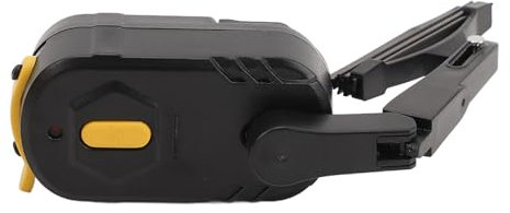 Tnfeeon Motorcycle Helmet Wiper Weather Weather Two Speed Helmet Visor Wipers for Motorcycle Roller, Universal Fit for Most, ABS Black+Orange