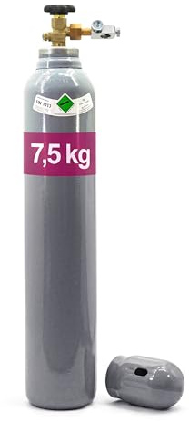 Umfülladapter Set für SodaStream inkl. CO2 Flasche (3,7kg/5kg/7,5kg) mit Steigrohr & Rosa Quick Connect CO2-Zylinder Ersatz. Kompatibel mit Duo/Terra/Art - Bestschweissen.de (7,5kg Set (Adapter))