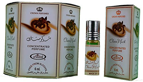 Business Square Packung 6 Moschus Parfüm Al Rehab Choco Moschus 6ml 100% Öl