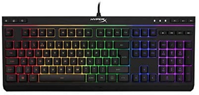 HyperX Alloy Core RGB, Tastiera da Gaming Cablata, 6 Effetti di Luce e 3 Livelli di Luminosità, Telaio di Plastica Rinforzata, Tasti Morbidi e Silenziosi, Resistente all'Acqua, Blocco Tastiera, Nera