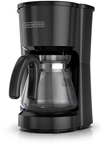 BLACK+DECKER CM0700B 5-Cup Coffee Maker, Compact Design