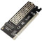 Futheda M-Key PCIe Adapter M.2 NVME SSD to PCI Express Adapter Card Support PCIe X4 X8 X16 Slot, Support M.2 SSD 2230 2242 2260 2280
