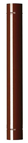 TUBO PORCELLANATO MARRONE x CANNA FUMARIA ALA 13X100 D. 130X100 CM STUFE CAMINI