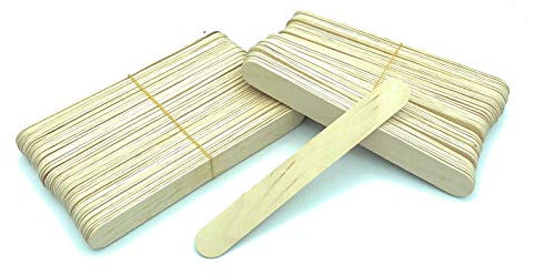 TEMPO DI SALDI Lot de 100 spatules professionnelles en bois jetables
