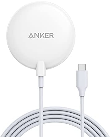 Anker PowerWave Magnetic Pad Lite, Magnetic Wireless Charging Pad with 150 cm USB-C Charging Label, Only Compatible with iPhone 12/12 Pro/12 Pro Max/12 Mini (Power Supply Not Included)