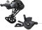 MEGHNA Bike Shifter Groupset 12-Gang MTB Bike Schaltwerk RD-M6100-SGS 12-Gang rechts Schalthebel SL-M6100-R 12-Gang für Mountainbike