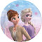 Procos - Platos de papel FSC Disney Frozen II Wind Spirit (Ø20 cm), 8 unidades 16-21 cm, azul, morado, rosa, 95042