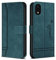 Bravoday Hülle für iPhone XR, PU Ledertasche Handyhülle Flip Schutzhülle Kompatibel mit iPhone XR, mit Kartenfäch & Kickstand, Grün