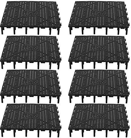 Ibasenice Aquarium Filterplatte Schwarze PVC Bodenfilter FüR Aquarien Benutzerfreundlich Und Wiederverwendbar FüR Fischzucht Und Aquarien Hintergrund
