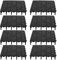 ibasenice Aquarium 120x40x50 Aquarium- Bodenfilter Aquarium- Filterplatte 20 Stück Aquarium- Bodenfilterplatte Langlebiger PVC- Splei?- Schindeln- Bodenfilter (Schwarz) Aquarium Deckel 80x35