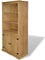 BULANED Buffetschrank, Komode, Küchenschrank, Vitrinenschrank, Küchenbuffet, Sideboard Küche, Geschirrschrank, Küchenanrichte, Mexiko-Stil Kiefernholz 80x40x170 cm