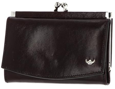 Golden Head Colorado RFID Protect French Coin Purse Wallet Bordeaux