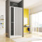 Cabine de douche en PVC 1 face avec ouverture latérale rabattable - 110