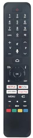 AULCMEET CT-8563 Telecomando Sostituzione per Toshiba TV 58QA4C63DG 55QA4263DG 65QA4163DG 43DTAQ622 50QA7D63DG 55DTAQ622 65QA7D63DG 55DM72UA 43QA4263DG 55QA7D63DG 70QA4C63DG 50QA4263DG 55XA9D63DG