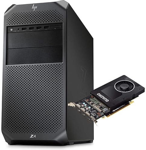 HP Workstation Z4 G4 | Intel Xeon W-2125 4GHz | 32GB RAM | SSD 512 GB + HDD 2 GB | Nvidia Quadro M200 | Windows 11 Pro (Generalüberholt) (1)