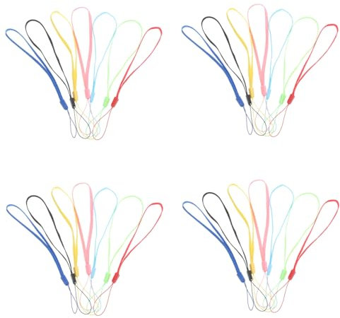 Gadpiparty 50stücke Handgelenk Lanyards Schlüsselanhänger-umhängeband Elastischer Halter Für Usb-sticks Ausweise Namensschilder Tragbare Gegenstände