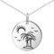 Materia Palmen Kette Damen Silber 925 Urlaubsschmuck KA-24-K142