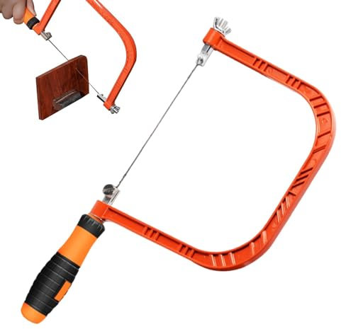 Generisch Mittelsäge - Kappsäge zum Holzschneiden, Holzbearbeitungssäge, Gattersäge für Holzarbeiter, Zimmermann, Handwerkzeug zum Schneiden von Holz, Gummi und weichem Metall, 32 cm