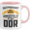 Ddr Tasse Geschenk 100% Hergestellt In Der Ddr Ostprodukt Ostdeutschland (Rosa)