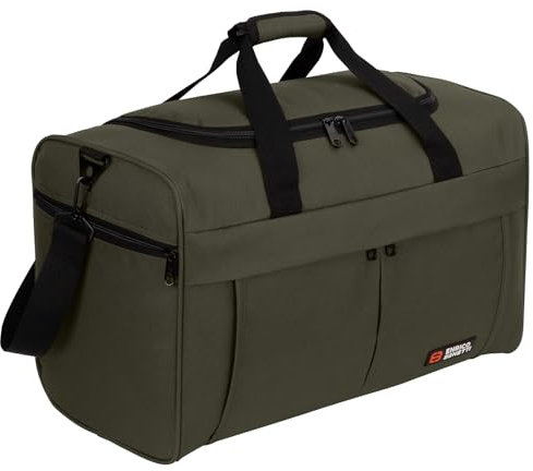 Sporttasche, Reisetasche und Fitnesstasche für Damen und Herren- Tainingstasche, Gym Bag (Olive)