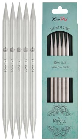KnitPro The Mindful Collection Double Pointed Needles 8 (20cm) | Size 10mm