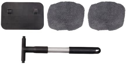 YIGZYCN Outil de nettoyage extensible pour vitres de voiture - Outil de nettoyage de pare-brise télescopique pour une vue claire