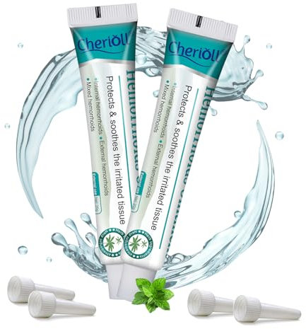 Crème hémorroïde, Gel, Rapide et Efficace 2PCS,Tube auxiliaire x4