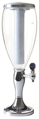 Dispensador de Bebidas Dispensador de Bebidas y Cerveza con Grifo, litros y Enfriador de Hielo.(44x14cm)