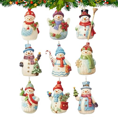Adornos para árbol de Navidad, juego de decoración navideña de madera natural, colgantes para manualidades, accesorios de decoración rústica para árbol de Navidad, kit de adornos de invierno estilo