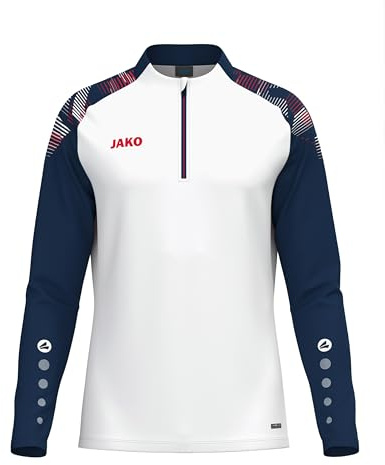 JAKO Ziptop Sonic – Sportpullover für Kinder, dynamischer Trainingspullover für Sport und Freizeit im modernen Look
