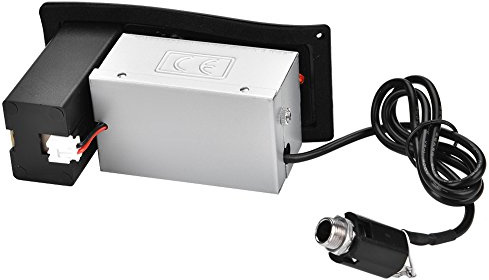 Yctze 4-Band-Vorverstärker-EQ-Tonabnehmer für Akustikgitarre – Verstärker mit 6,5-mm-Ausgang, Digitalem Tuner, Lautstärkeregler und Batteriebox – Unverzichtbares Gitarrenzubehör, Verbesserte (Ohne