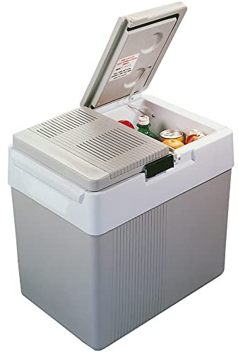 Koolatron Electric Cool Box - 12 V Powered Cooler For Car, Camping, Travel, Hard Sided Refrigerator For Vehicle, Caravan, Hot & Cold Function, Cools Drinks,Food For Road Trip, 31 L