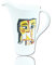 Tognana Pablo Picasso Porzellan Milchkanne Krug Milchkännchen Kanne Jacquueline 1962 Designer