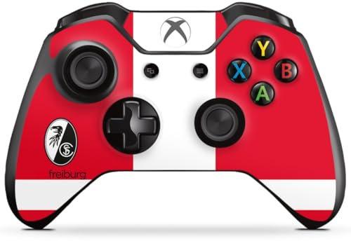Skin kompatibel mit Microsoft Xbox One Controller Folie Sticker SC Freiburg SCF Bundesliga