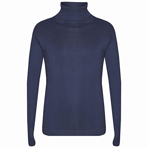 A2Z 4 Kids Girls Polo Neck T Shirt Top Thick Cotton - Polo Neck 002 Navy 2-3